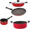 NIRLON FT10_DKDM_SPB_CS24 Non-Stick Coated Cookware Set