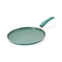 Nirlon Galaxy Pure Grade Virgin Aluminium Non-Stick Induction Base Flat Tawa for Induction/Gas Stove Tops(New_Galaxy_Flat_Tawa_)