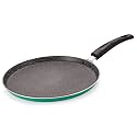 Nirlon Greenochef Granite Non Stick Aluminium Gas &amp; stovetops Friendly Flat Dosa Tawa 26cm Color-Green(Greenochef_Granite_Flat_Tawa26cm)