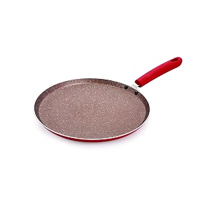 nirlon kitchen accessories for cooking aluminium non stick induction red stone roti flat tawa for inductiongas stove topsnew_red stone_flat_tawa