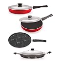 Nirlon Kitchen Utensils Premium Quality Non-Stick Cookware Set 3 Pieces