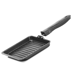 nirlon non stick aluminium square small grill pan 14 cm gas stove compatible only3mm_clasic_sgp