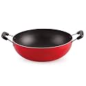 Nirlon Pfoa Free Non-Stick Coated Alumnium Kadhai/Kadai/Wok 24cm - 2 LTR |3mm Classic_KD_13