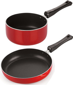 nirlon sauce pan 18 cm diameter 15 l capacity aluminium non-stick