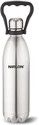 NIRLON Stainless Steel Double Insulated Wall Vacuum Bottle, Hot & Cold for 24 Hours 1500 ml Steel Flask (Pack of 1, Silver)