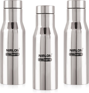 nirlon stainless steel fridge water bottle 1000 ml steel bottle