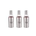 NIRLON STAINLESS STEEL KITCHEN OIL STROAGE CONTAINER USE FOR KITCHEN,HOTEL, RESTRATUENT 600ML PACK OF 03