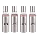 NIRLON HIGH DURABLE STEEL COOKING OIL DISPENSER FOR HOTEL, HOME 800 ML PACK OF 4 PCS