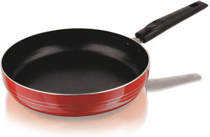 nirlon stir fry pan 12 cm diameter with lid 15 l capacity aluminium non-stick