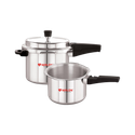 NIRLON Supreme cooker 3 L, 5 L Induction Bottom Pressure Cooker (Aluminium)