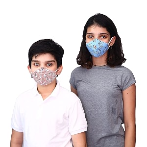 nirvana mask pack of 2 n95 nanotechnology masks  anti-pollution mask for kids amp adults  official merchandise partner for disney marvel amp barbie