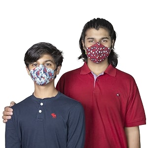 nirvana mask pack of 2 n95 nanotechnology masks  anti-pollution mask for kids amp adults  official merchandise partner for disney marvel amp barbie