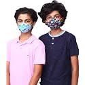 Nirvana Mask Pack of 2 N95 Nanotechnology Masks | Anti-Pollution mask for kids &amp; adults | Official Merchandise Partner for Disney, Marvel &amp; Barbie