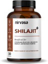 Nirvasa Shilajit with Safed Musli For Strength, Power & Stamina (30 tablets)