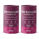 Nirvasa Skin Radiance Gummies (Orange Flavour) with Marine Collagen, Hyaluronic Acid &amp; Vitamin C | Skin Collagen Booster for Radiant &amp; Glowing Skin | Sugar-Free for Men &amp; Women - 60 Gummies Set of 2