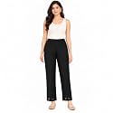 NIRVII Womens Rayon Designer Straight Kurti Pant