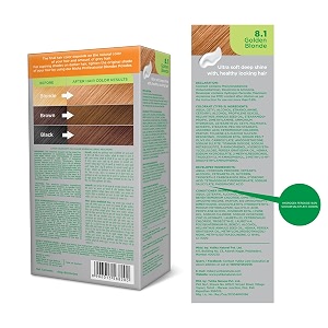 nisha creme hair color permanent hair colour golden blonde silky amp shiny 100 grey coverage amp ammonia free color with natural henna extract 60g60ml
