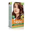 Nisha Crème Hair Color, 4.0 Natural Brown, 60ml + 60gm, (Pack of 1) …
