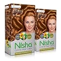 Nisha Crème Hair Colour Honey Blonde Hair Colour For Men and Women Hair Highlight Coloring With Henna Extracts Pack of 2 …