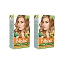 Nisha Cream hair color (120 ml/each) with Rich, Bright, Long Lasting Shine Hair Color NO AMMONIA Cream FORMULA smooth care for your precious hair! Honey Blonde 7.3 (Pack of 2)