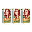 Nisha Cream hair color (120 ml/each) with Rich, Bright, Long Lasting Shine Hair Color NO AMMONIA Cream FORMULA smooth care for your precious hair! COPPER RED 5.64 (Pack of 3) …