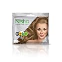 Nisha Cream Hair Color Rich Bright Long Lasting Hair Colouring For Ultra Soft Deep Shine 100% Grey Coverage Conditioning With Natural Herbs Light Blonde (Pack of 6)
