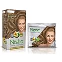 Nisha Cream Hair Color Rich Bright Long Lasting Hair Colouring For Ultra Soft Deep Shine 100% Grey Coverage Conditioning With Natural Herbs 60gm Jumbo + 40gm Sachet Pack (Light Blonde) …