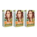 Nisha Cream Hair Color Rich Bright Long Lasting Hair Colouring For Ultra Soft Deep Shine 100% Grey Coverage Conditioning With Natural Herbs Golden Brown (Pack of 3)