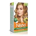 Nisha Creme Hair Color Honey Blonde, Permanent Hair Colour for Women Men, Ultra Soft Deep Shine, 100% Grey Coverage, Honey Blonde Hair Colour 7.3 (60gm+60ml+18ml)