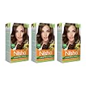 Nisha Creme Hair Color Chocolate Blonde, Permanent Hair Colour for Women Men, No Ammonia, Ultra Soft Deep Shine, 100% Grey Coverage, 7.53 Chocolate Blonde Hair Colour 120gm Pack of 3