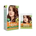 Nisha Creme Hair Color Combo Pack of Natural Brown 120gm Jumbo + 40gm Sachet Pack …