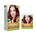 Nisha Creme Hair Color Combo Pack of Burgundy 120gm Jumbo + 40gm Sachet Pack …
