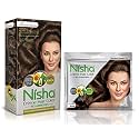 Nisha Cream Hair Color Rich Bright Long Lasting Hair Colouring For Ultra Soft Deep Shine 100% Grey Coverage Conditioning With Natural Herbs 60gm Jumbo + 40gm Sachet Pack (Chocolate Blonde) …