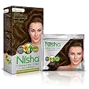 Nisha Creme Hair Color Combo Pack of Light Brown 120gm Jumbo + 40gm Sachet Pack …