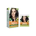 Nisha Creme Hair Color Combo Pack of Natural Black 120gm Jumbo + 40gm Sachet Pack …