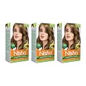 Nisha Creme Hair Color Dark Blonde, Permanent Hair Colour for Women Men, No Ammonia, Ultra Soft Deep Shine, 100% Grey Coverage, 7.0 Dark Blonde Hair Colour 120gm Pack of 3