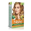Nisha Creme Hair Color Honey Blonde, Permanent Hair Colour for Women Men, No Ammonia, Ultra Soft Deep Shine, 100% Grey Coverage, 7.3 Honey Blonde Hair Colour (60gm+60ml+18ml)