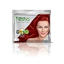 Nisha Flame Red Permanent Cream Hair Color 20gm Colourant + 50ml Developer (Pack of 1)