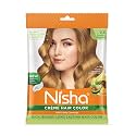 Nisha Cream Hair Color Rich Bright Long Lasting Hair Colouring For Ultra Soft Deep Shine 100% Grey Coverage Conditioning With Natural Herbs Honey Blonde (Pack of 1)