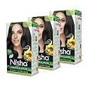 Nisha Creme Hair Color, (Black Pck3) …