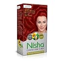 Nisha Women and Men Crème Hair Color Flame Red Hair Color Long Lasting Party Hair Color With Henna Extracts For Hair Care Pack of 1 …