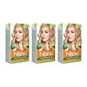 Nisha Creme Hair Color, Permanent Hair Colour Ultra Blonde, Silky &amp; Shiny 100% Grey Coverage &amp; Ammonia Free Color With Natural Henna Extract, 60G+60Ml