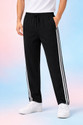 NISHIKA ENTERPRISES Striped Men Black Track Pants