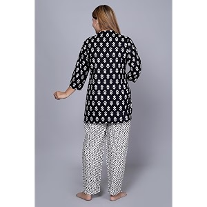 NISHIRE Cotton Night Dresses for Women Printed