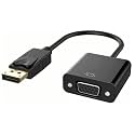 NISHTECH DP to VGA Adapter, 1080P Converter, Compatible with Computer, Desktop, Laptop, PC, Monitor, Projector, HDTV (DP to VGA)
