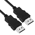 NISHTECH HDMI Cable 4K High Speed HDMI Cord 10.2 Gbps with Ethernet Support 4K,24Hz for All HDMI Devices,Laptop,Computer,UHD TV,Monitor,Xbox 360,PS4,PS5,Gaming Console(3 Meter/10 Feet),Black