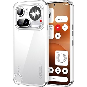 nishtech for nothing phone 4a pro 5g premium transparent hybrid soft slim dust proof back case cover with camera protection