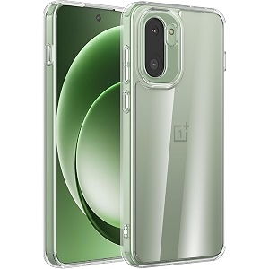 nishtech for oneplus 15t 5g premium transparent hybrid soft slim dust proof back case cover with camera protection