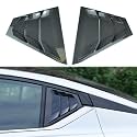 for Nissan Altima 2019-2025 Rear Side Window Louvers,Racing Style Louvers Air Vent Scoop Shades Cover Blinds 1Pair (Carbon Fiber)