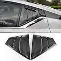 for Nissan 6th Gen Altima 2019-2026 Rear Side Window Louvers -Carbon Fiber